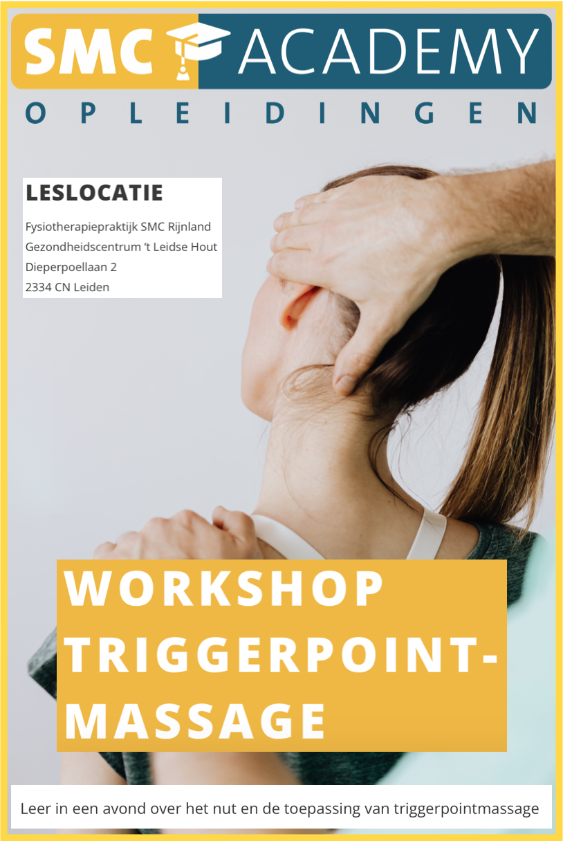 Workshop triggerpointmassage smc academy Leiden