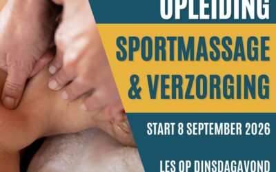 Opleiding sportmassage en verzorging 2026